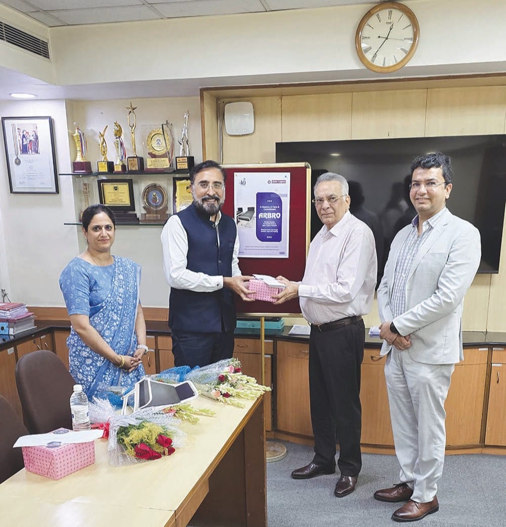 Arbro Group 40 years celebration - hospital beds donation to Ujala Cygnus Healthcare